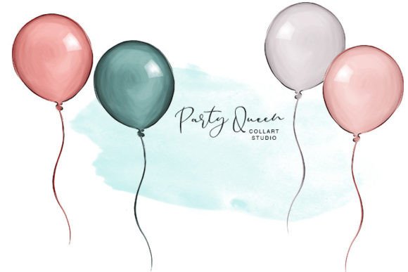 Download Hand Drawn Balloons, Party Elements - Balloons Collection
