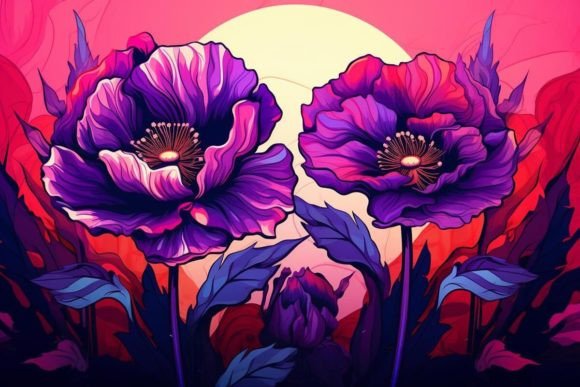 Download Botanical Textures Floral Poppy Nature - Botanical textures Collection