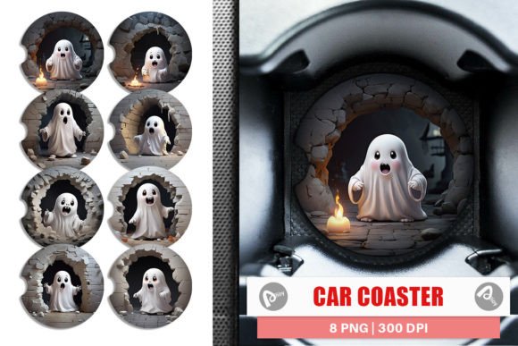 Download Car Coaster 3D Ghost from Crack Hole - Ghost Collection
