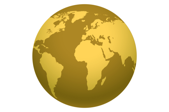 Download Yellow Globe. Travel and Cartography Sym - Cartography Collection